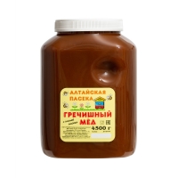 Мёд Гречишный "Алтайская Пасека", 4500 г
