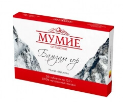 Мумие Алтайское очищенное "Бальзам гор", 30 таблеток